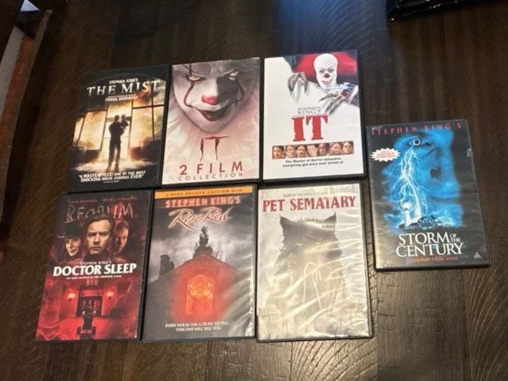 Stephen King Horror DVD Movie Collection - 7 Title Lot